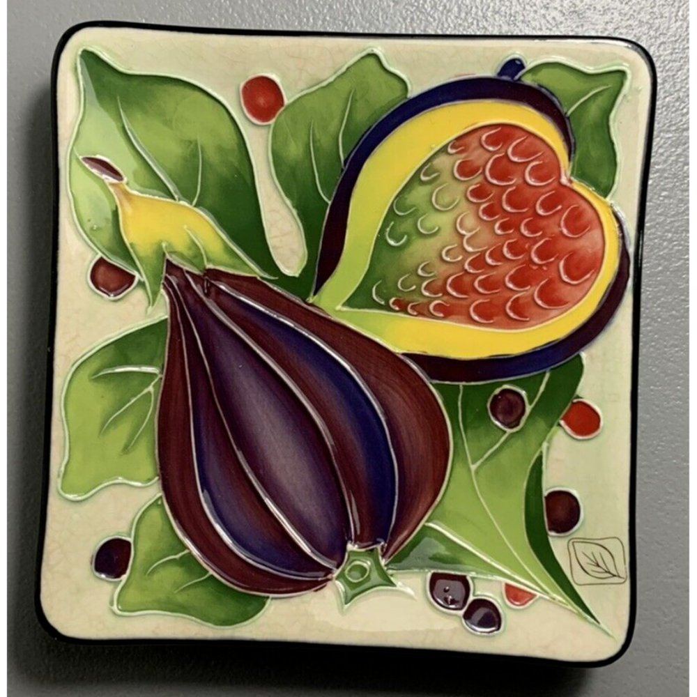 J. McCall Blue Sky 2004 5" Square Plate Decorative Dish